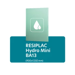 Plaque de plâtre BA 13 H.125 x l.90 cm, hydrofuge verte MINI RESI