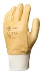 Gants fleur vachette hydrofug protège artère cavalier en cuir, COVERGUARD, taille 10 jaune doré