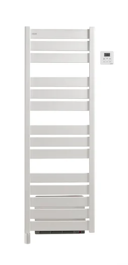 Sèche-serviettes électrique soufflant ACOVA 750 + 1000W, H.151.7 x l.50 cm Madras air blanc