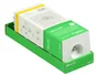 Lot de 5 prises avec terre complet Miluz, SCHNEIDER ELECTRIC, blanc