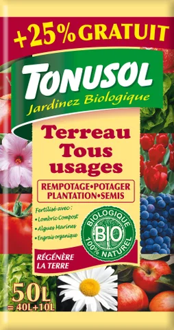 Terreau universel TONUSOL, 50 litres