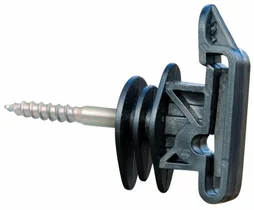 Isolateur Clôture electr a visser Ruban 12-40mm/Cordon  d8mm maxi 25pc