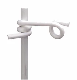 Isolateur Clôture electr queue de cochon d10mm pvc blanc 50pc beaumont