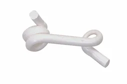 Isolateur Clôture electr queue de cochon d12mm pvc blanc 50pc beaumont