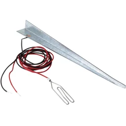 Piquet de terre Clôture electriq 30cm avec Fil de branchement beaumont
