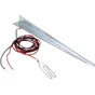 Piquet de terre Clôture electriq 30cm avec Fil de branchement beaumont