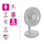 Ventilateur de table Loft 6,5 W D15cm blanc