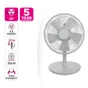 Ventilateur de table Loft Desk 35w d30cm blanc
