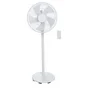 Ventilateur sur pied digital, Loft 40 cm, 50W blanc