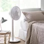 Ventilateur sur pied SILENT 40 cm, 27 W, blanc, EQUATION