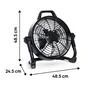 Ventilateur brasseur air moov 17w d30cm