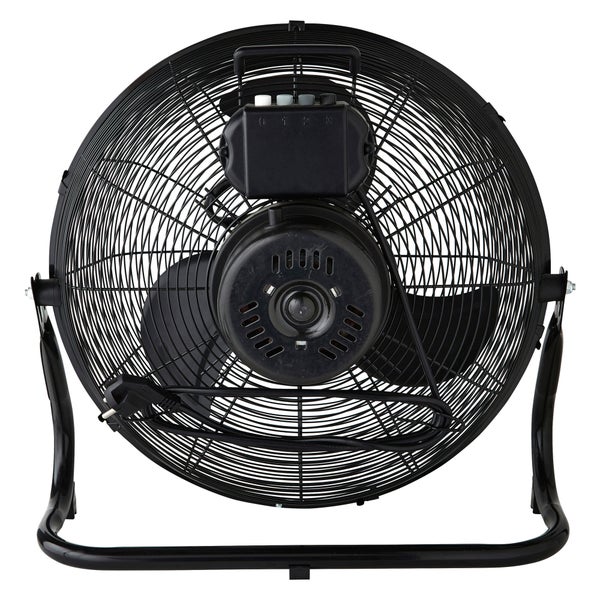 Ventilateur sol Jervis noir  30 cm 45w