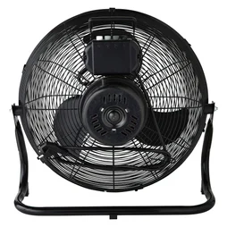 Ventilateur sol Jervis noir  30 cm 45w