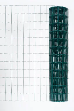 Grillage vert, maille 100 x 50 mm, diam. 1.2 mm, H. 1.80 x L. 25 m
