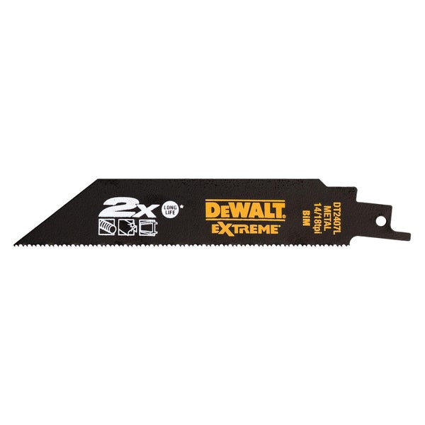 Coffret lames pour scie sabre + boite de rangement Dewalt X6