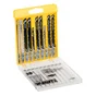 Coffret de 10 lames de scie sauteuse bois attache en T DEWALT