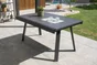 Table de jardin Stockholm-tb225-alu rectangulaire 6-8 personnes