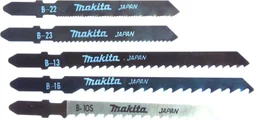 Lot de 5 lames de scie sauteuse B10S+B16+B13+ B23+B22 MAKITA