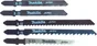 Lot de 5 lames de scie sauteuse B10S+B16+B13+ B23+B22 MAKITA