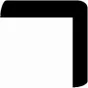 Cornière 30 x 30 pvc blanc 2,5 m