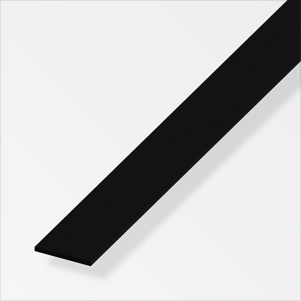 Plat 30 x 3 mm pvc noir 2,5 m