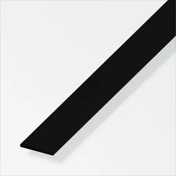 Plat 30 x 3 mm pvc noir 2,5 m