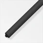 1/4 de rond 14 mm pvc noir 2,5 m