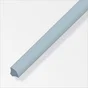 1/4 de rond 14 mm pvc gris 2,5 m