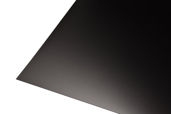 Plaque adhésive noir brillant 60 x 100 cm