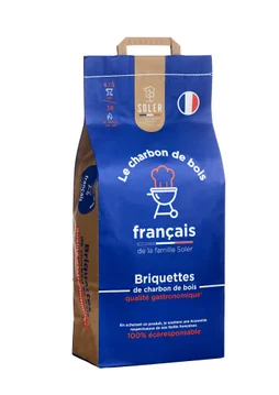Briquette de charbon de bois, SOLER, 7.5 kg