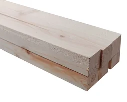Lot de 6 tasseaux sapin brut 200 x 1.4 x 2.8