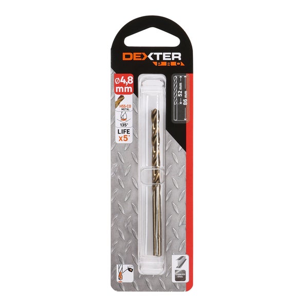 Foret  béton sds+, diam. 4.8X86 mm DEXTER