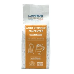 Acide citrique alimentaire anhydre COMPAGNIE DU BICARBONATE écodétergent 1kg