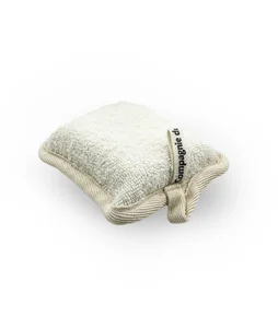 Eponge double face cuisine/bricolage lavable/reutilisable coton naturel Compagnie du Bicarbonate