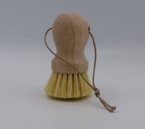 Brosse boule ergonomique special legumes bois/Tampico cordelette Compagnie du Bicarbonate