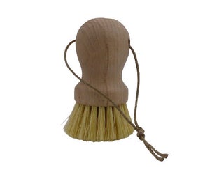 Brosse boule ergonomique special legumes bois/Tampico cordelette Compagnie du Bicarbonate