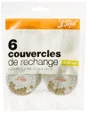 Sachet de 6 couvercles pot miel to diam.63mm décoré Le Pratique