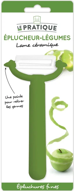 Eplucheur rase-légumes lame céramique Le Pratique