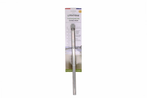 Thermomètre gaine acier inox cale carton Le Pratique