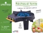 Réchaud fonte primo 3 bruleurs 3 pieds 3 robinets 8200 W