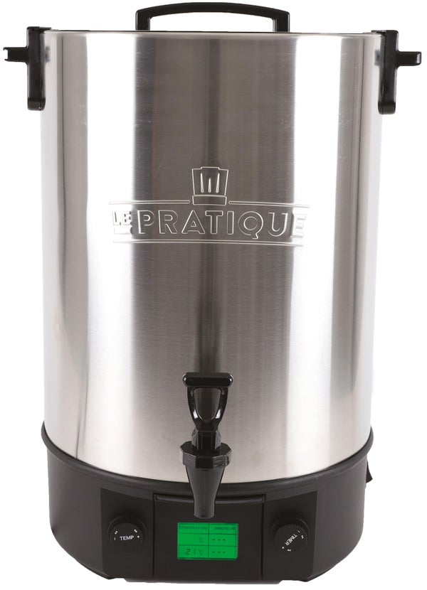 Stérilisateur electrique auto inox lcd 2200w 14 bocaux 1l Le Pratique