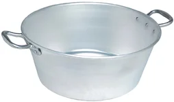 Bassine aluminium anse aluminium diam. 45 21L Ep. 1,5mm