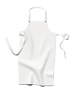 Tablier de boucher pvc blanc 120x75 cm