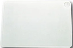 Planche à decouper pro polypro blanc 60 x 40 x 2 cm rigole récuperation jus