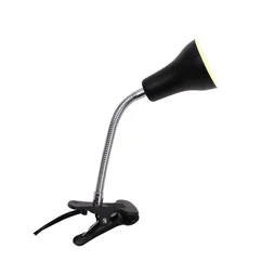 Lampe de bureau à pince design, Salta, GU10 métal noir, INSPIRE