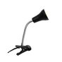 Lampe de bureau à pince design, Salta, GU10 métal noir, INSPIRE