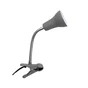 Lampe de bureau à pince, Salta, GU10, métal gris/argent, INSPIRE
