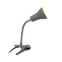 Lampe de bureau à pince, Salta, GU10, métal gris/argent, INSPIRE