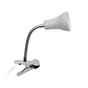 Lampe de bureau à pince, Salta, GU10 métal blanc, INSPIRE