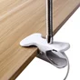 Lampe de bureau à pince, Salta, GU10 métal blanc, INSPIRE